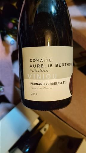 Bourgogne Pernand-Vergelesses Domaine Aurélie Berthod Sous les Cloux 2019