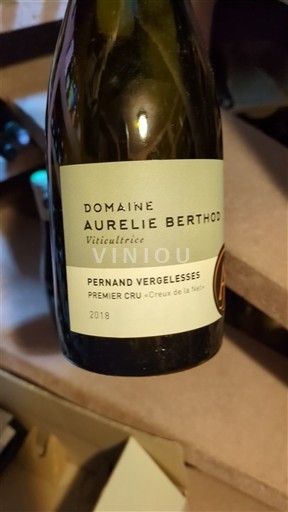Bourgogne Pernand-Vergelesses Premier Cru Domaine Aurélie Berthod Creux de la Net 2018