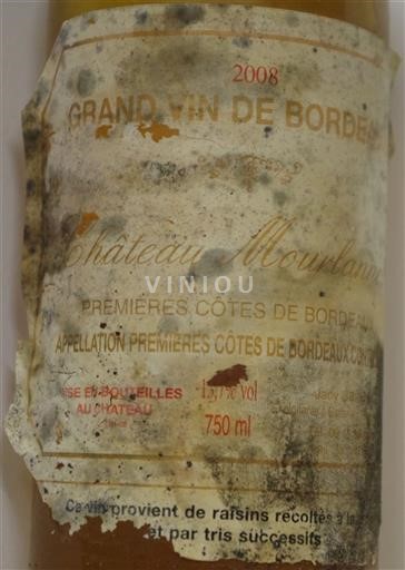 Burdeos Primeras Colinas de Burdeos Château Mourlanne 2008