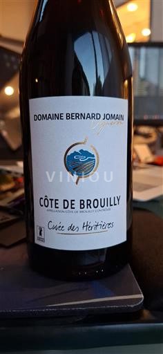 Beaujolais Côte-de-brouilly Domaine Bernard Jomain des Héritières 2021