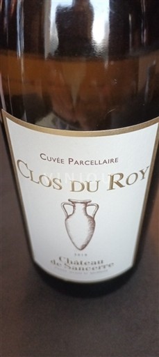 Loire Valley Sancerre Château Sancerre Clos du Roy 2019