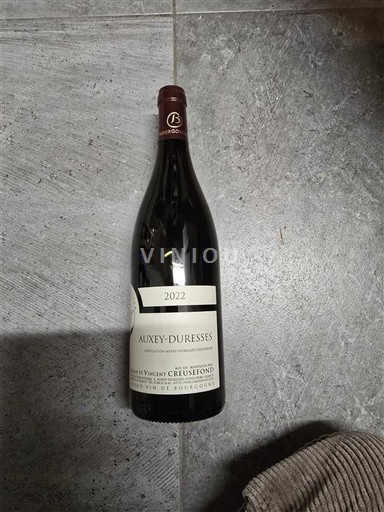 Wines Rouge sec Domaine Vincent Creusefond 2022 France Burgundy Auxey-Duresses AOC