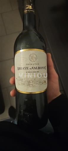 Roussillon Collioure Domaine Abbaye de Valbonne 2005