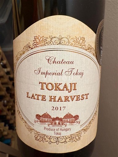 Tokaj Tokaj-Hegyalja Château Imperial Tokaj Late Harvest 2017