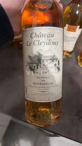 Southwest Monbazillac Château Le Cleydoux Excellence 2009