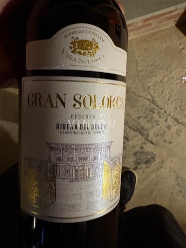 Castilië en León Ribera del Duero Viña Solorca Gran Solorca Reserva Niet-geïntegreerd