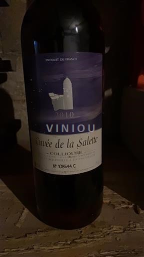 Roussillon Collioure Cuvée de la Salette 2010
