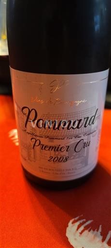 Burgundi Pommard Premier Cru Jean-Jacques Girard 2008