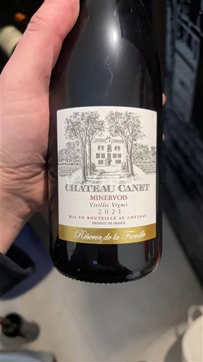 Langvedok Minervois Château Canet Réserve de la Famille 2021