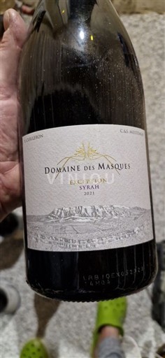 Provence, hạ lưu Rhône, Corse Địa Trung Hải Domaine S Masques Exception Syrah 2021