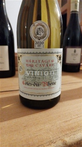 Valle del Ródano Côtes del Ródano Héritage du Cavare 2020