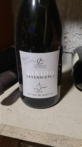Loiredalen Savennières Domaine S Forges Le clos du papillon 2019