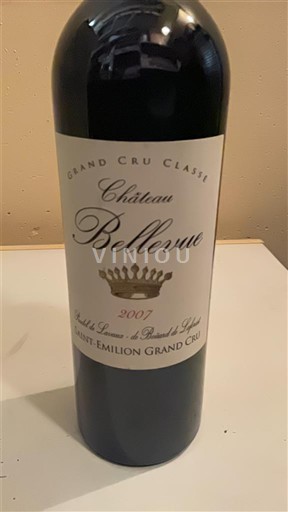 Bordeaux Saint-Émilion Grand Cru Grand Cru Château Bellevue 2007