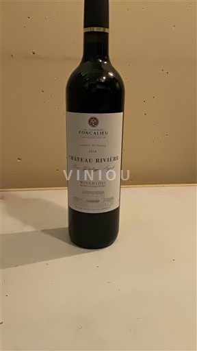 Languedoc Minervois Château Rivière Le Blanc Syrah 2018