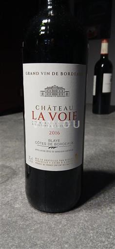 Bordeaux Blaye-côtes-de-bordeaux Château La Voie 2016