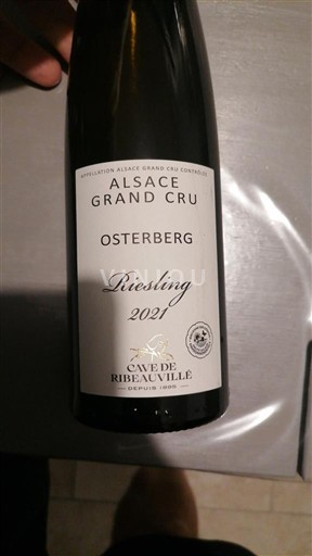 Alsace Alsace Grand Cru Grand Cru Cave de Ribeauvillé Osterberg 2021
