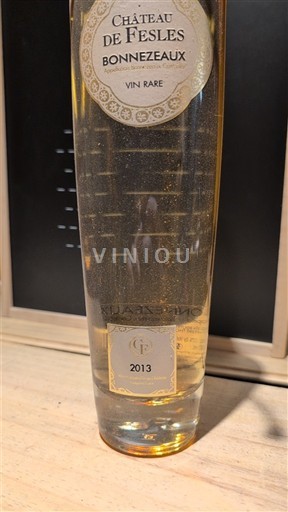 Thung lũng sông Loire Bonnezeaux Château Fesles Vin Rare 2013