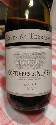 Thung lũng Rhône Costières-de-nîmes Rives & Terrasses 2023