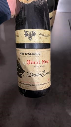 Alsácia David Ermel Réserve Particulière 1990