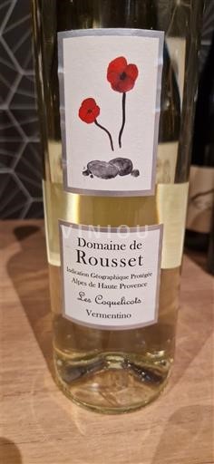 Provence Không được chỉ định Domaine Rousset Les Coquelicots 2021