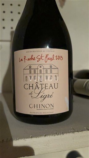 Vale do Loire Chinon Château Ligre La Roche St Paul 2013