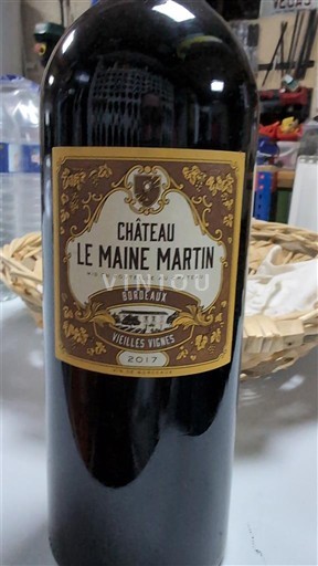 Bordeaux Château Le Maine Martin Vieilles Vignes 2017