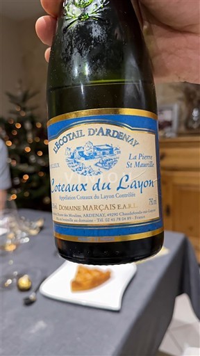Loirevallei Coteaux du Layon Domaine Marçais E.A.R.L Récotail d'Ardenay La Pierre St Maurille 2011