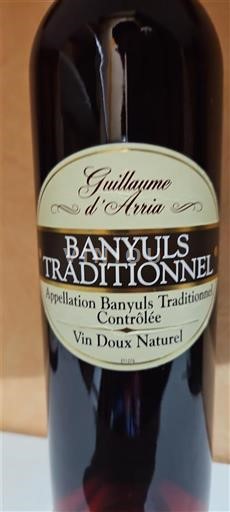 Roussillon Banyuls Guillaume d'Arria Traditionnel Ikke årgangsbestemt