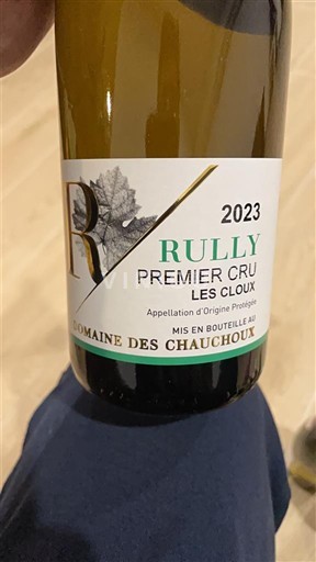 Burgundsko Rully Premier Cru Domaine S Chauchoux Les Cloux 2023