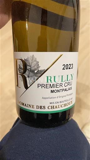 Burgundi Rully Premier Cru Domaine S Chauchoux Montpalais 2023