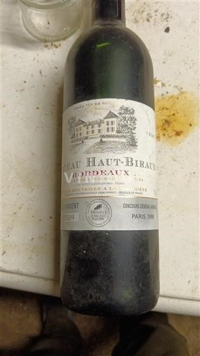 Burdeos Bordeaux Château Haut-Biraud 1998