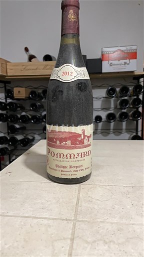Burgundi Pommard Domaine Philippe Bergeret 2012