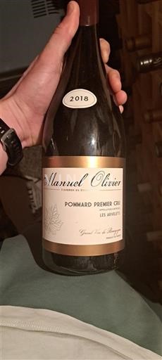 Burgundi Pommard Premier Cru Manuel Olivier Les Arvelets 2018