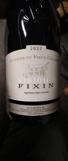 Burgundija Fixin Domaine Vieux Collège 2022