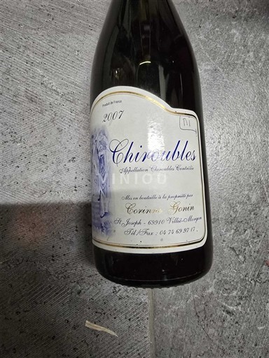 Beaujolais Chiroubles Corinus Gonin 2007