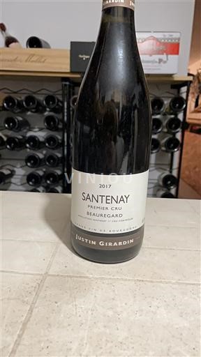 Burgundija Santenay Premier Cru Justin Girardin Beauregard 2017
