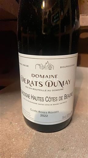 Bourgogne Ikke specificeret Domaine Rats Dumay Roses Rouges 2022