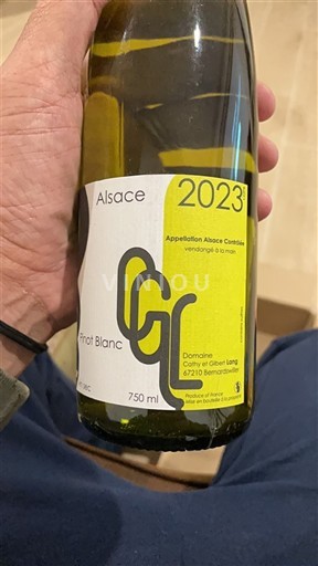 Alsace Domaine Cathy et Gérard Lang 2023