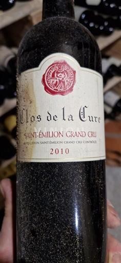 Bordeaux Saint-Émilion Grand Cru Grand Cru Clos de la Cure 2010