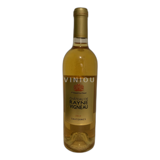 Bordeaux Sauternes Château de Rayne Vigneau 2012