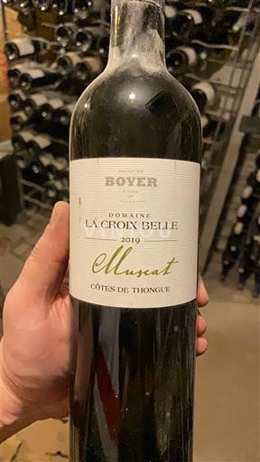 Languedoc ja Roussillon Côtes de Thongue Domaine La Croix Belle Muscat 2019