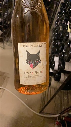 Loiredalen Ospecificerad Prieuré de la Dive Rosé Rusé Icke årgångsbetecknad