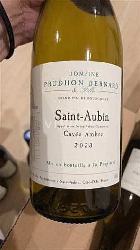 Burgund Saint-Aubin Domaine Prudhon Bernard & Fils Ambre 2023