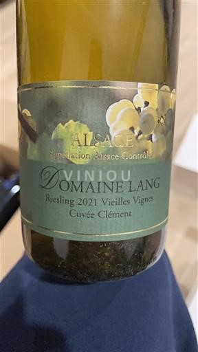 Alsace Domaine Lang Clément 2021