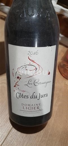 Jura Côtes du Jura Domaine Ligier Les Chassagnes 2016