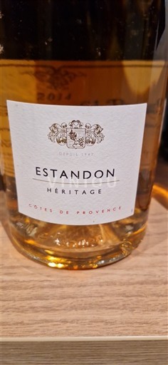 Provence Côtes-de-Provence Estandon Héritage Không niên vụ