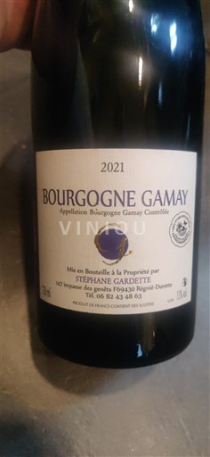 Borgoña No especificado Stéphane Gardette 2021