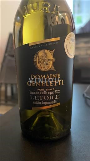 Jura L'Étoile Domaine Geneletti Tradition Vieilles Vignes 2022
