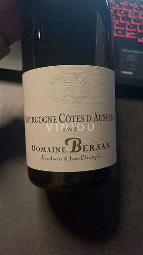 Burgundija Бургундија Кот д'Оксер Domaine Bersan 2022