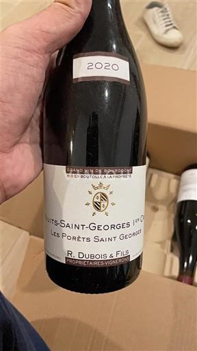 Burgundy Nuits-Saint-Georges Premier Cru R. Dubois & Fils Les Porêts Saint Georges 2020